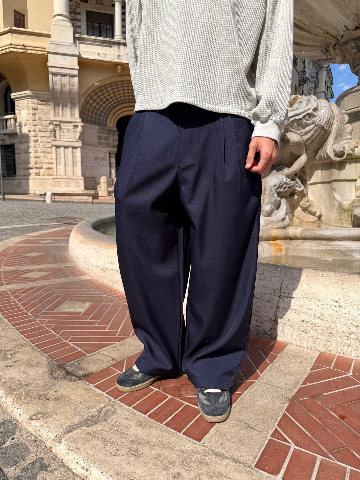Pantalone New York Blu
