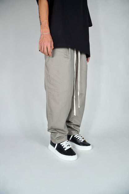 Pantalaccio In Cotone Fondo Ampio Fango