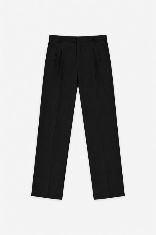 Pantalone Elegante Regular Fit Nero