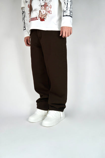 Jeans Baggy Fit Marrone