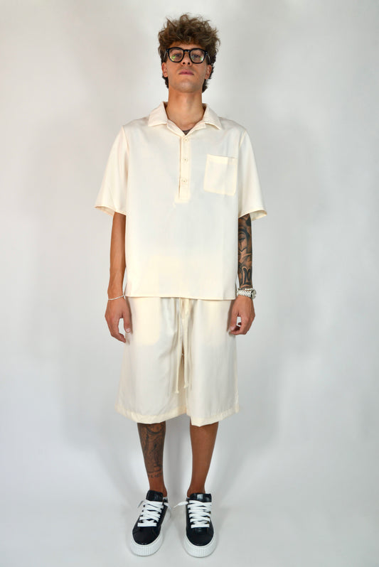 Coordinato Con Polo Beige