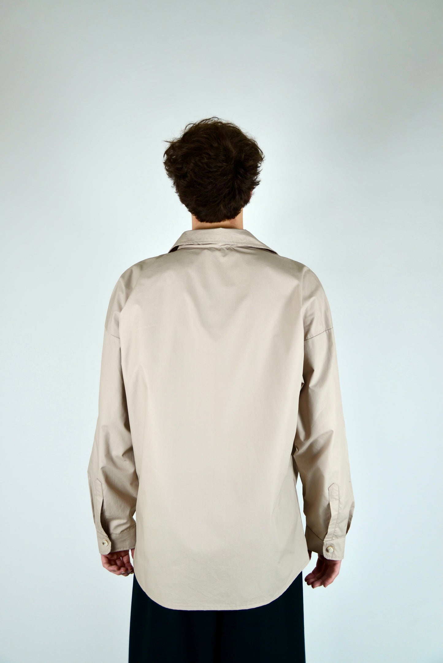 Camicia Oversize Beige