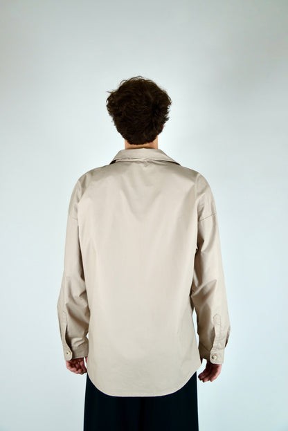 Camicia Oversize Beige