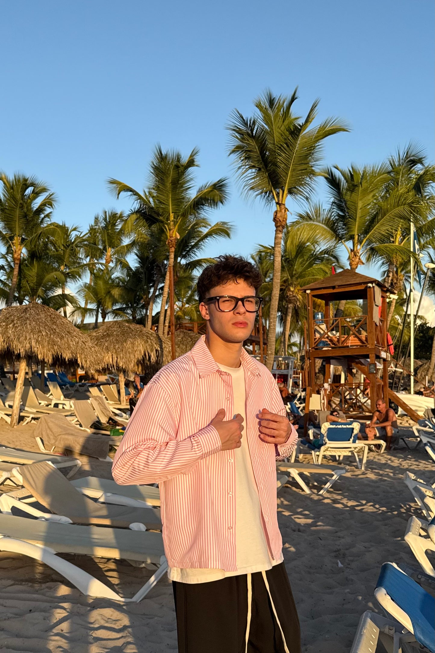 Camicia Millerighe Rosa