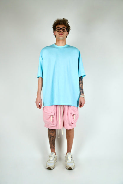 Pantaloncino Cargo Frontale Rosa