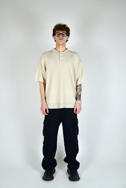 Jeans Cargo Baggy Fit Nero