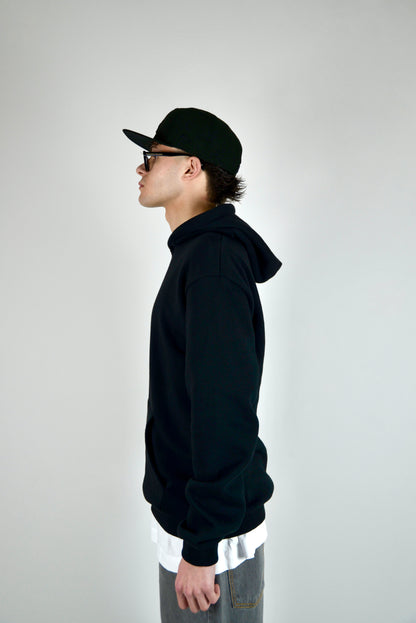 Felpa In Cotone Regular Fit Nera