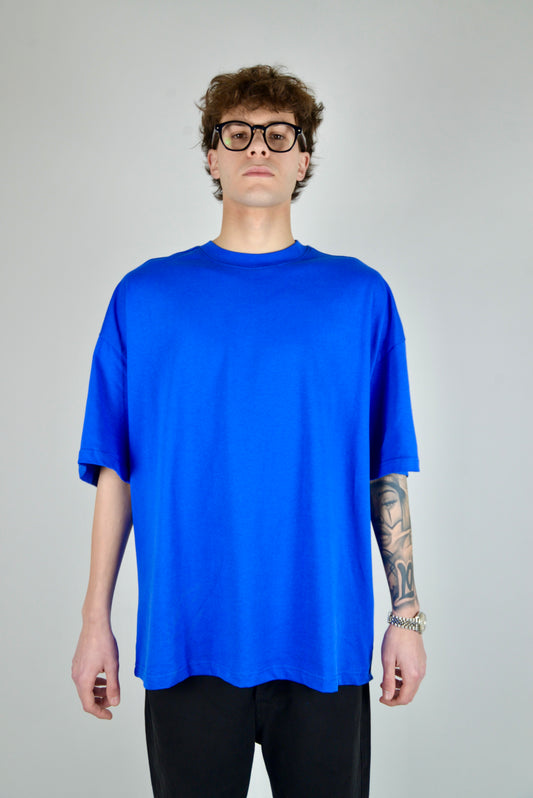 T-shirt Oversize Blu Elettrica