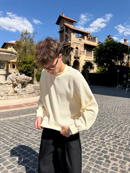 Waffle Longsleeve Crema