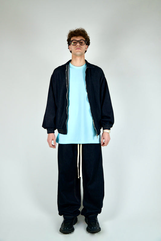 Coordinato In Denim Nero