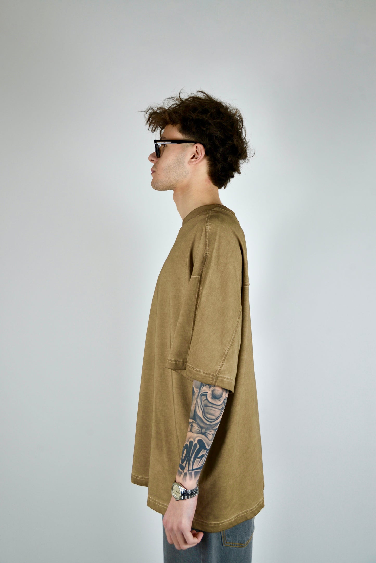 T-shirt Oversize Slavata Cammello