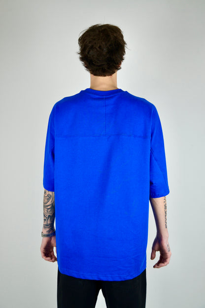 T-shirt Oversize Blu Elettrica