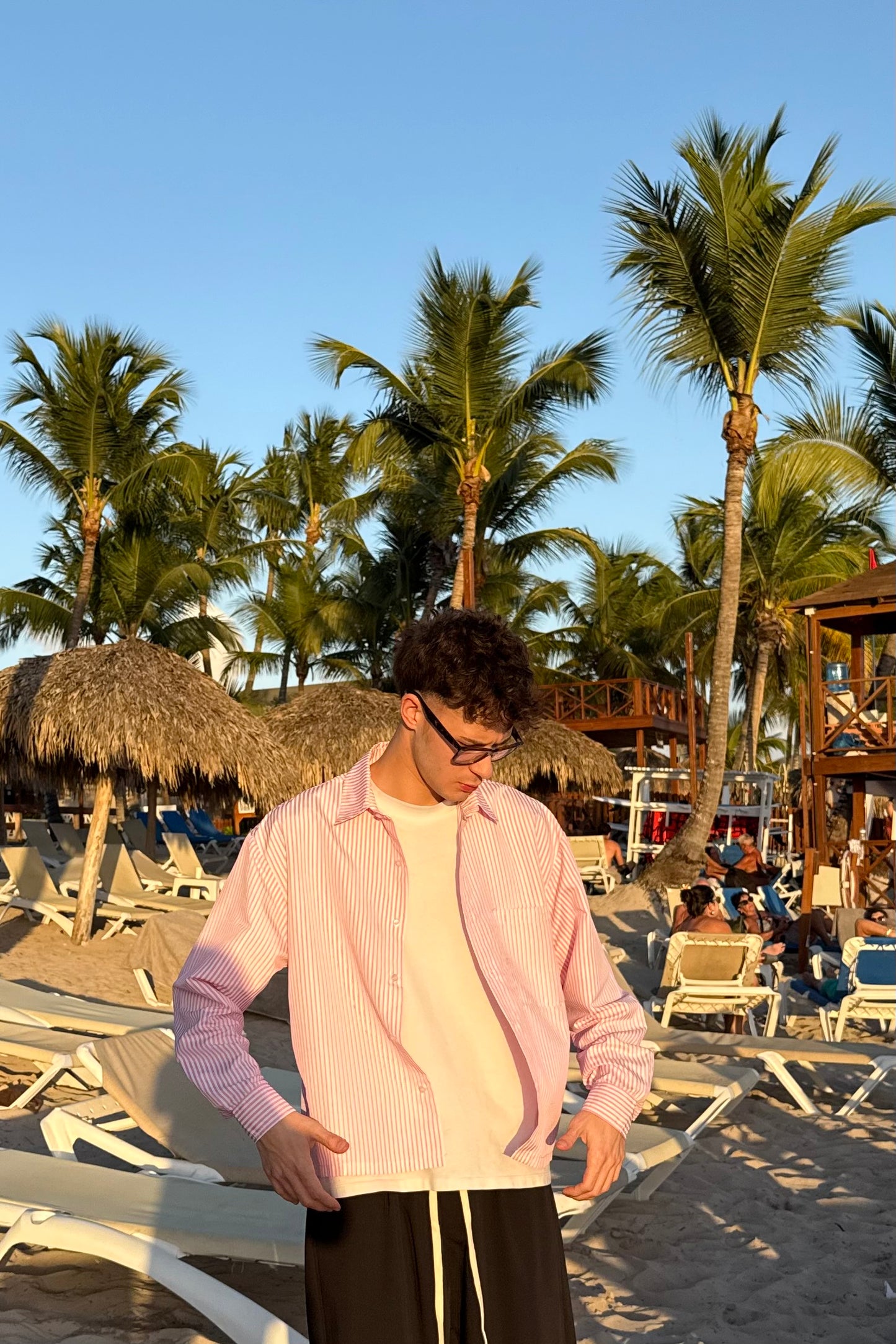 Camicia Millerighe Rosa