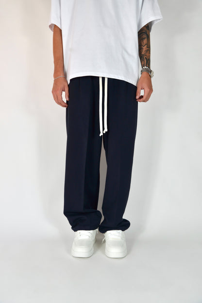 Pantalaccio Elegante Invernale Blu Notte Oversize Fit