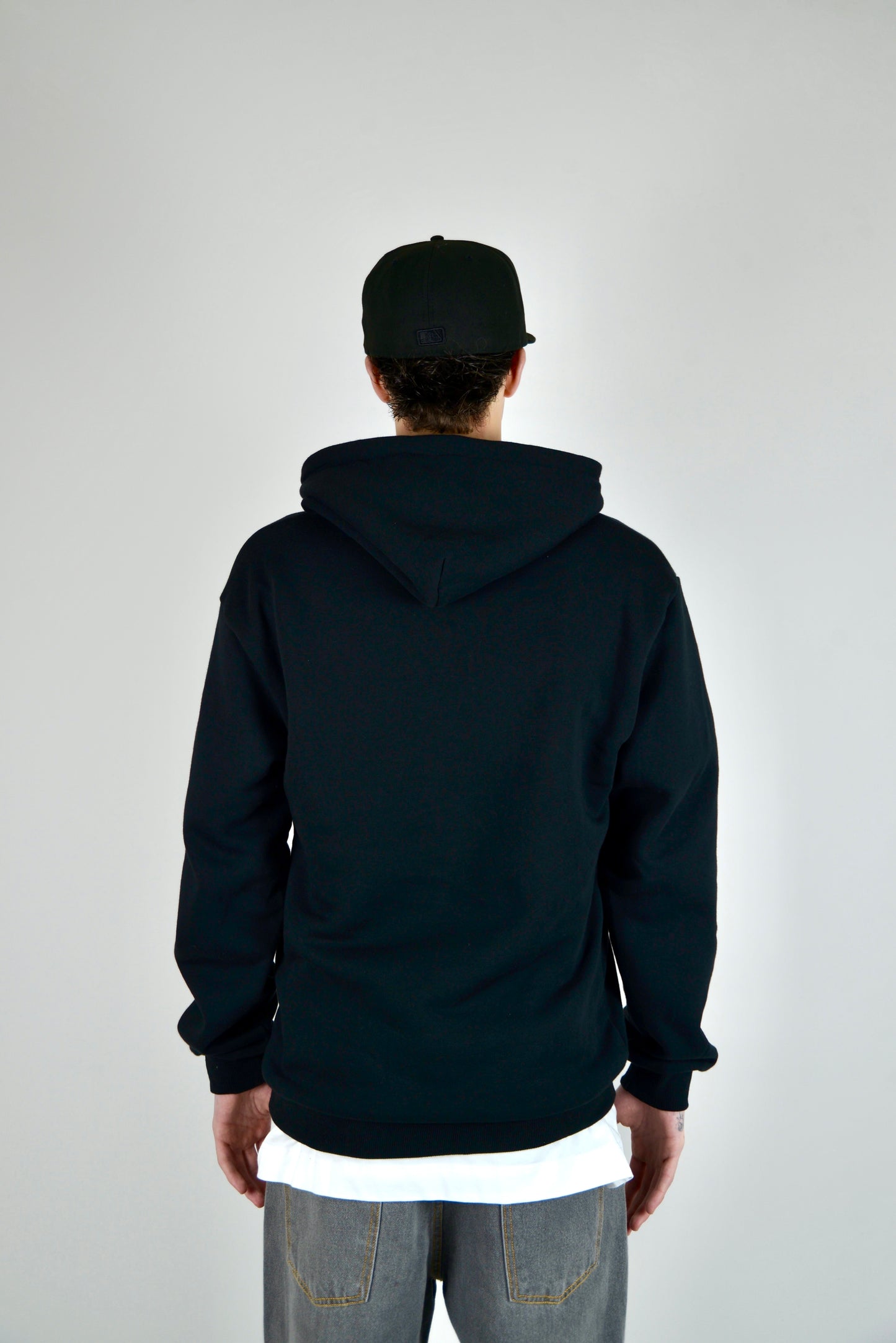 Felpa In Cotone Regular Fit Nera