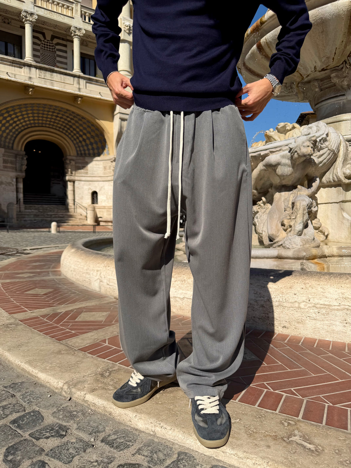 Pantalaccio Elegante Grigio