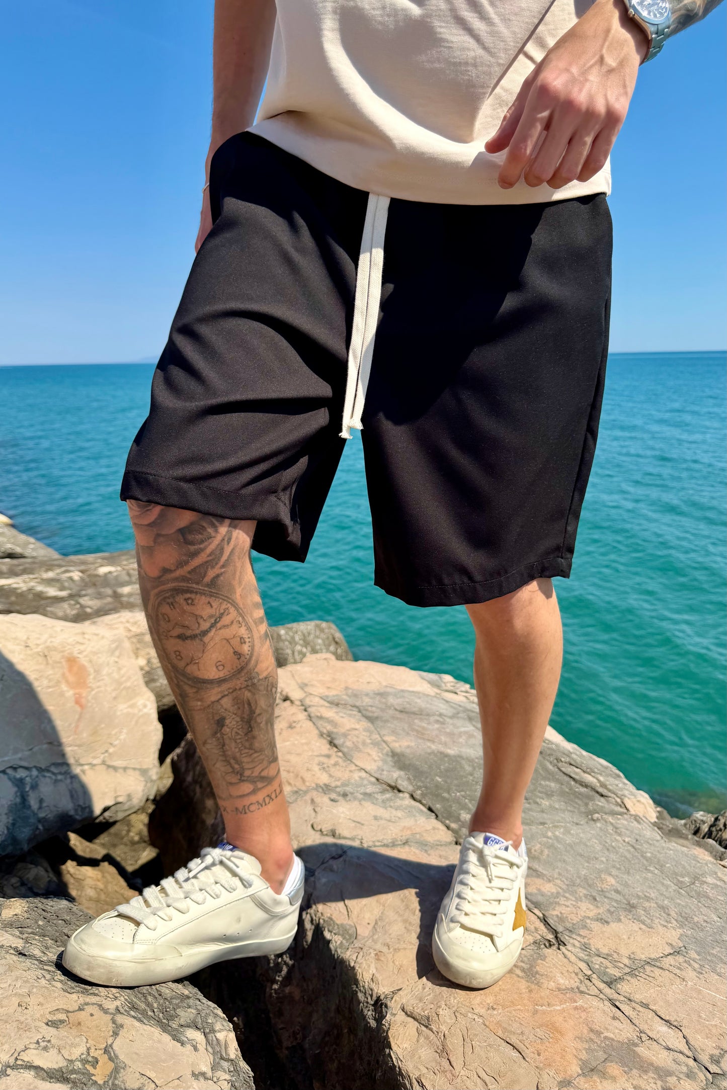 Pantaloncino Elegante Nero