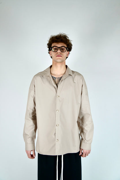 Camicia Oversize Beige