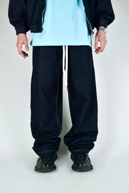 Coordinato In Denim Nero
