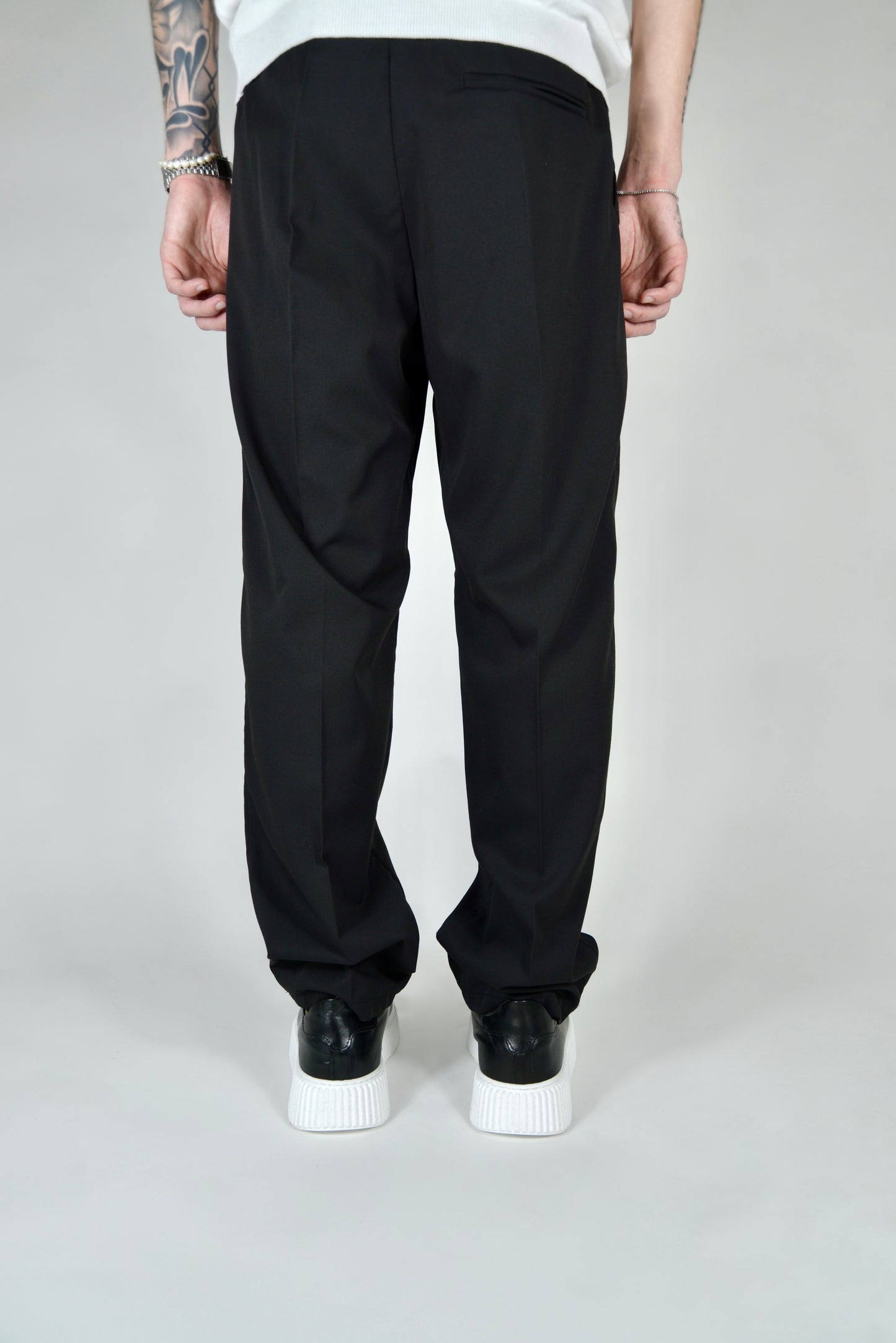 Pantalone Elegante Regular Fit Nero