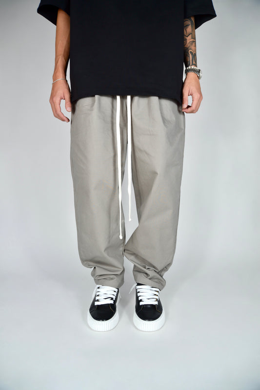 Pantalaccio In Cotone Fondo Ampio Fango