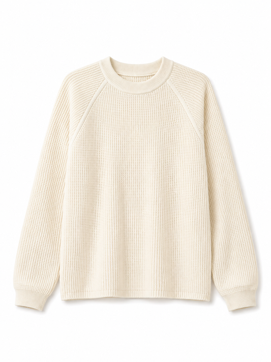 Waffle Longsleeve Crema
