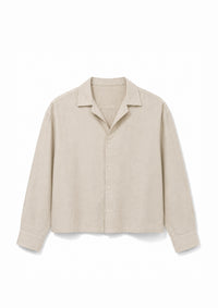 Camicia Cancún In Lino Beige