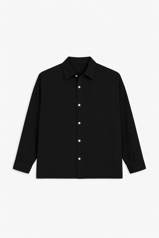Camicia Oversize Nera