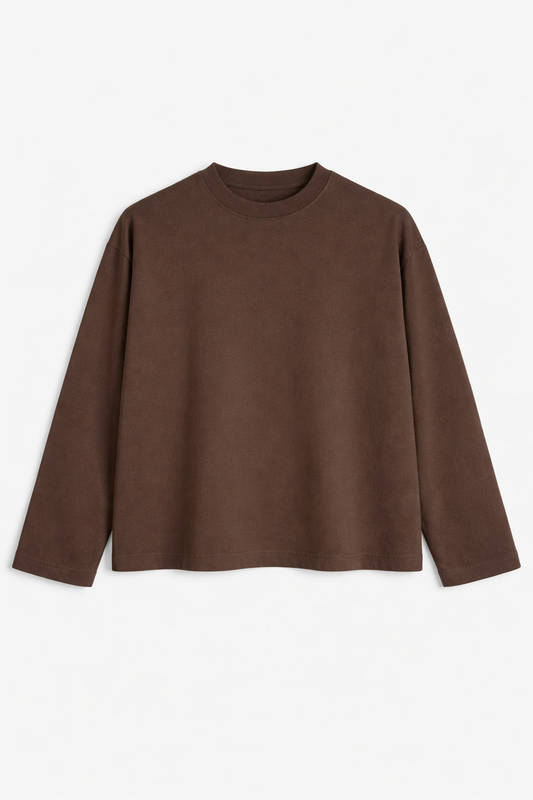 Longsleeve Marrone