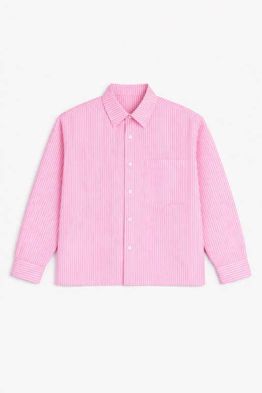 Camicia Millerighe Rosa