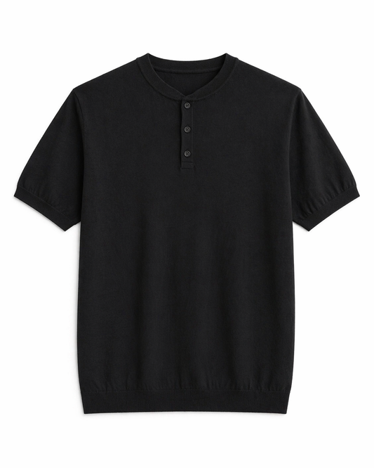 T-shirt Serafino Nera