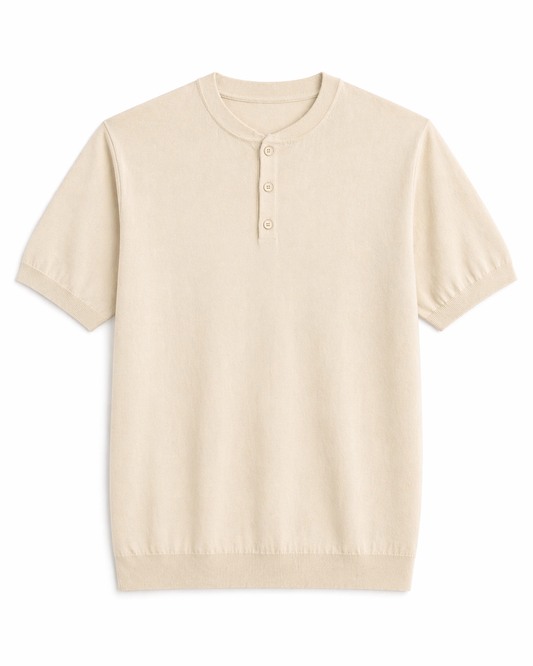 T-shirt Serafino Beige