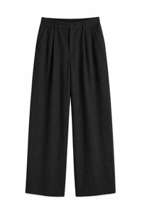Pantalone In Viscosa Nero