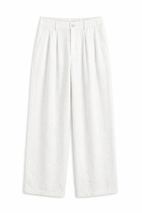 Pantalone In Viscosa Bianco