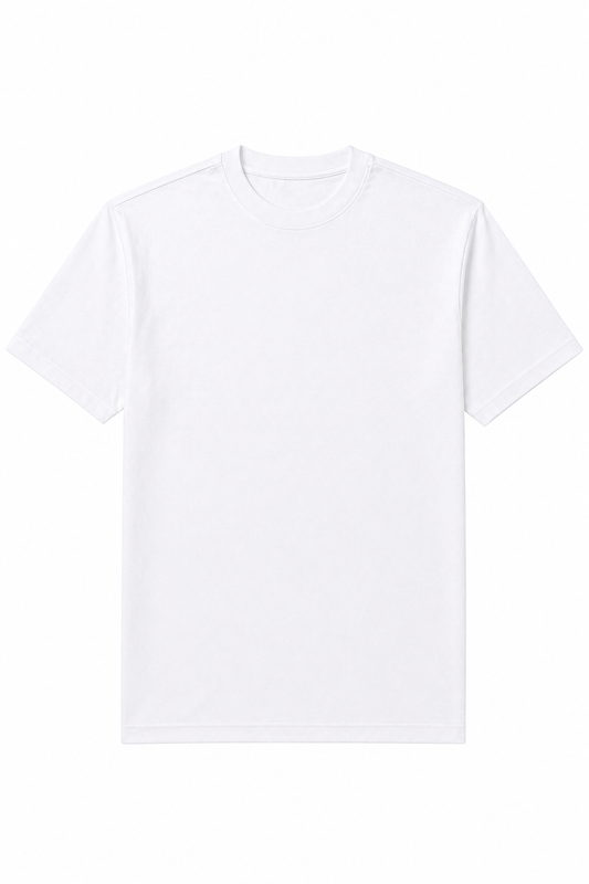 T-Shirt In Filo Di Scozia Bianca