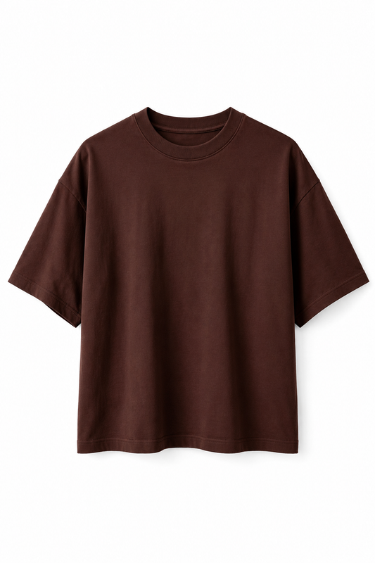 T-shirt Crop Marrone