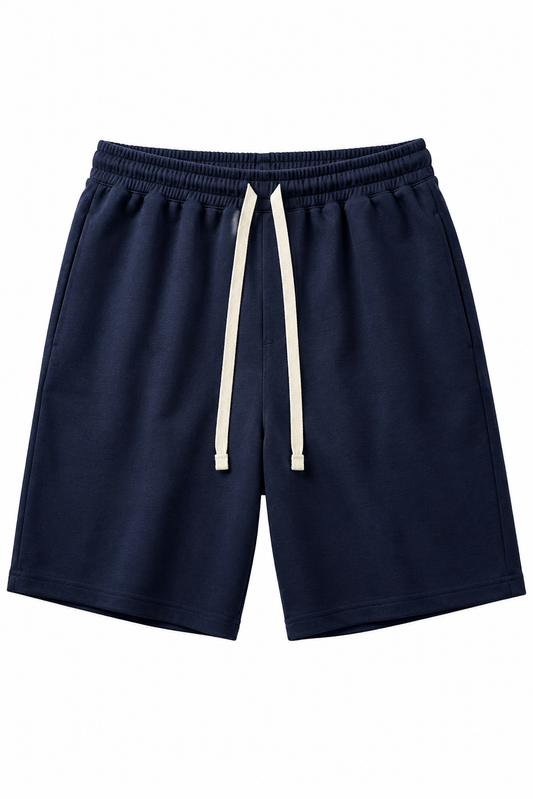 Pantaloncino Elegante Blu Notte