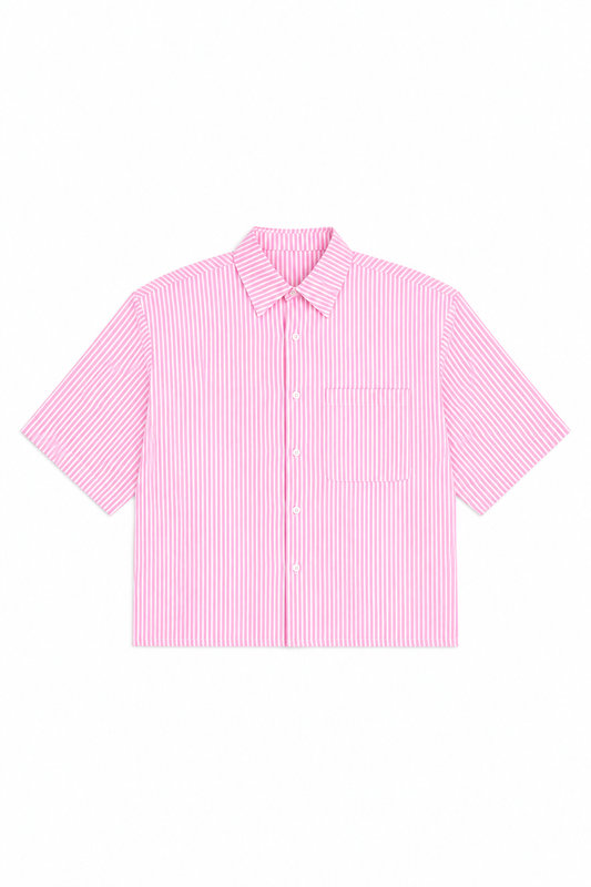 Camicia Millerighe Rosa