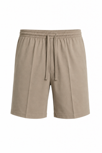 Pantaloncino In Bull Di Cotone Fango
