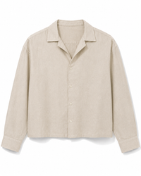 Camicia Cancún In Lino Beige