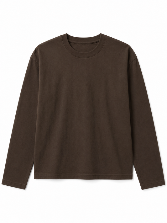 Longsleeve Marrone