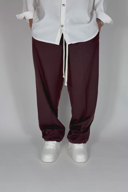 Pantalaccio Elegante Marrone Oversize Fit