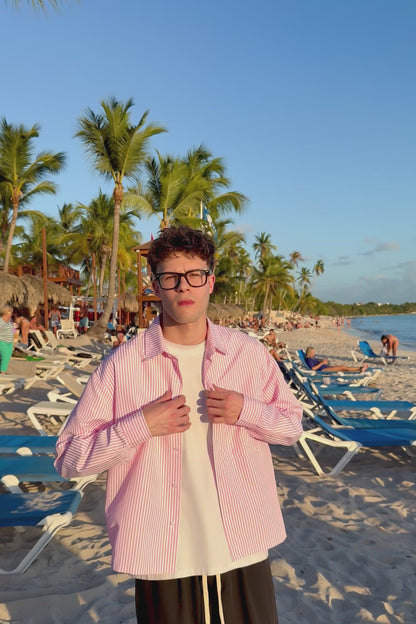 Camicia Millerighe Rosa